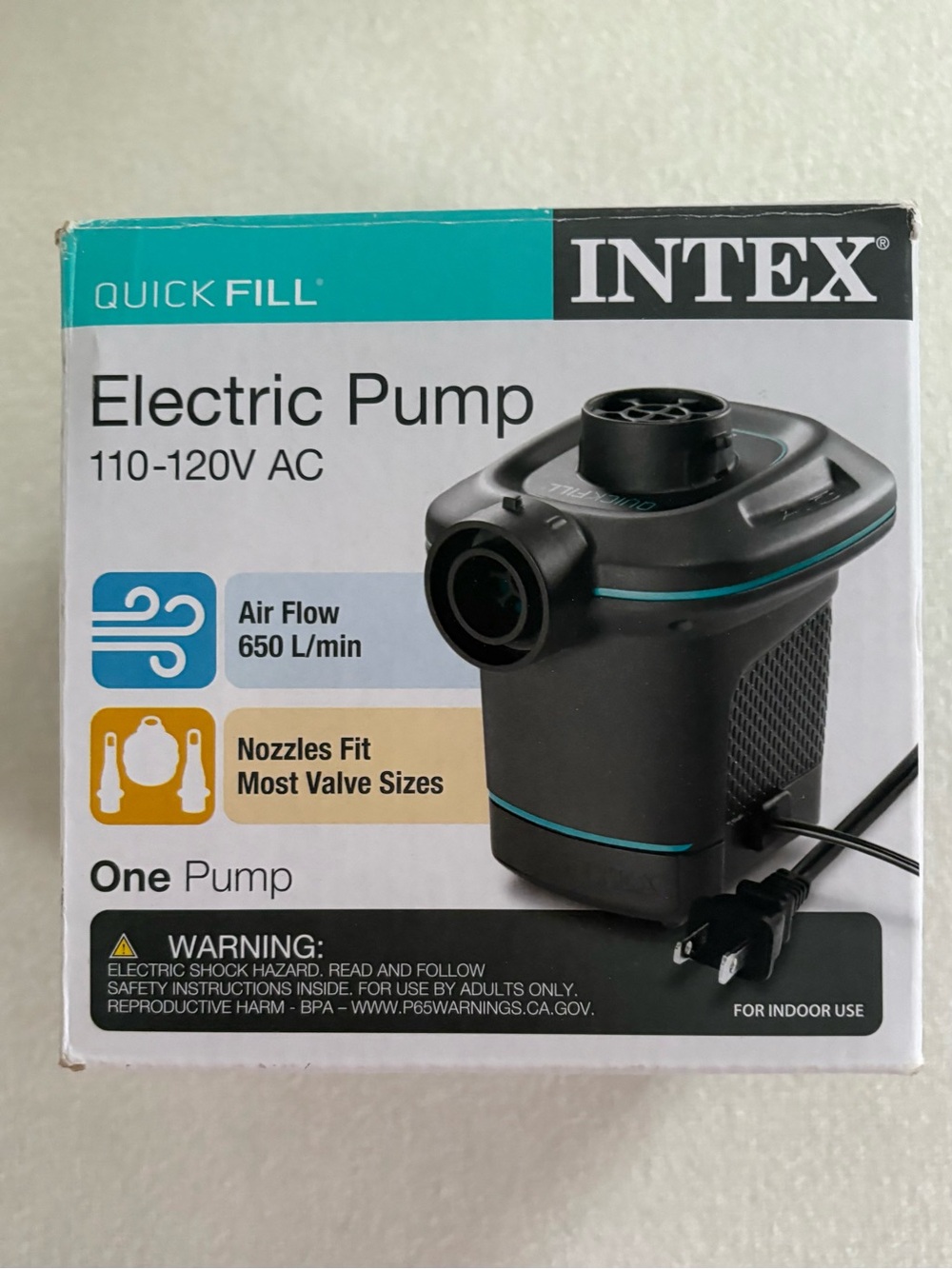 New Intex Electric Air Pump